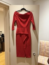 Roland Mouret Red Ruffle