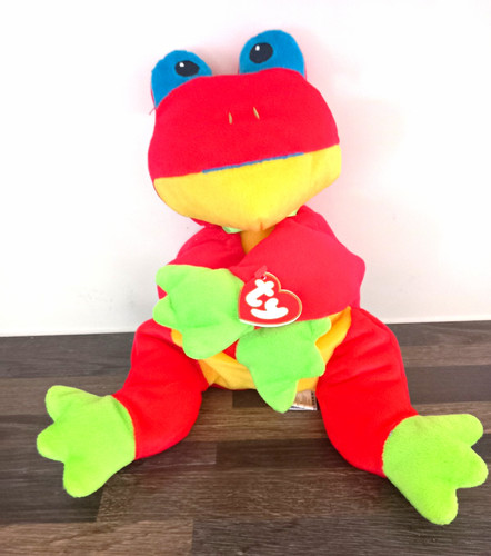 Beanie babies ribbit frog - ribbit,