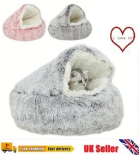 Pet Dog Cat Bed Round Plush