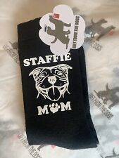 Ladies Women Socks Staffie Pet