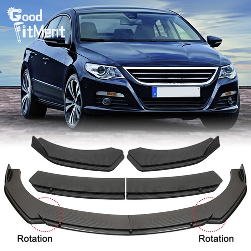 Carbon fiber front bumper lip - fiber,