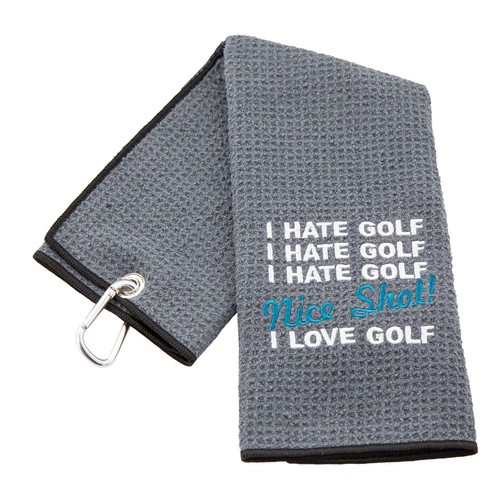 Personalised golf towel - personalised,