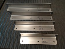 WORKTOP ANGLE BRACKET SHELF FIXING BRACE  REPAIR FIXING L SHAPE METAL 4 PACK 3mm