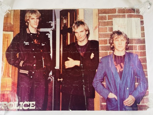 Police poster 1980s - poster,