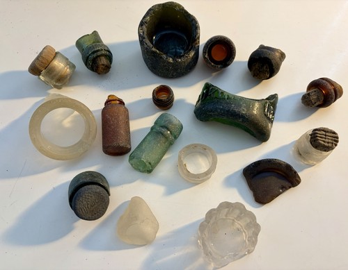 Scottish sea glass pieces - scottish,