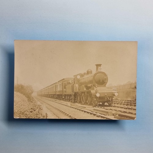 Steam railway postcard - postcard, 1906