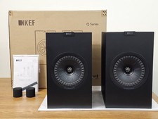 KEF Q350 Bookshelf Speakers, Passive, Satin Black (Boxed Pair)