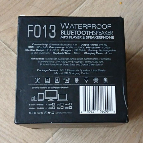 F013 ipx7 waterproof bluetooth - ipx7,