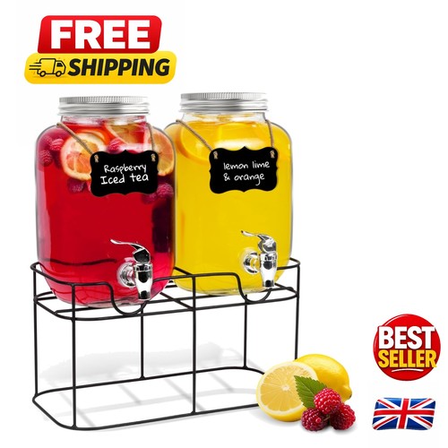 Stylish mason jar - 8l, drink