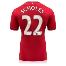 Paul Scholes Signed Original