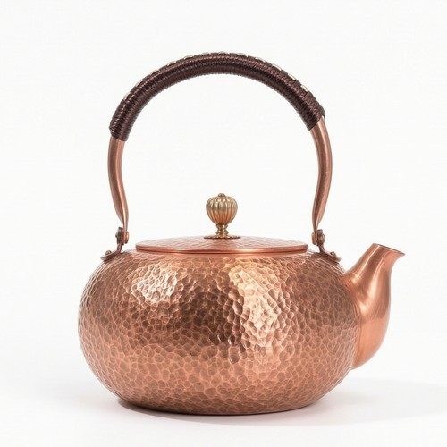 Copper teapot stovetop tea - teapot,