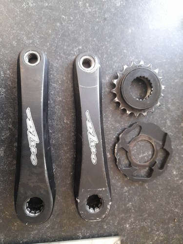 Onza cranks front freewheel - cranks,