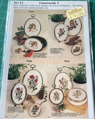 Countryside cross stitch - cross,