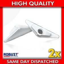 FOR FORD MONDEO MK3 SIDE INDICATOR REPEATER LIGHT LAMP LENS (PAIR) 1065645 00-07
