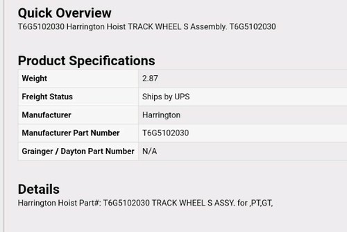 New harrington hoist - harrington,