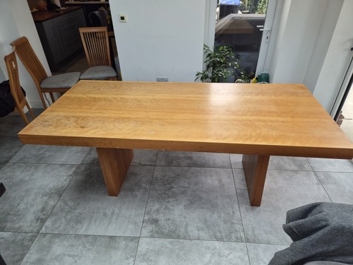 Rectangular solid wood - wood, dining
