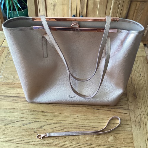 Ted baker leather gold tote - baker,