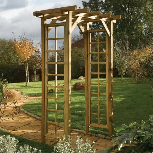 Rowlinson garden arch wooden - rowlinson,