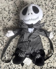2005 Neca Jack Skellington Hanging Plush Bag Backpack Nightmare Before Christmas