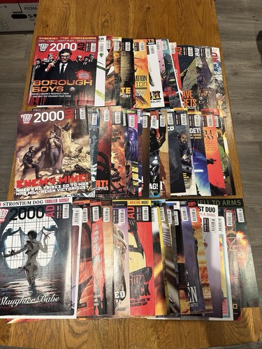 2000ad comic collection progs - comic,