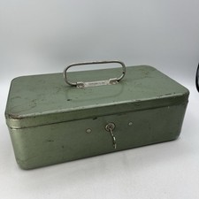 Vintage TOWER Metal Lock Box