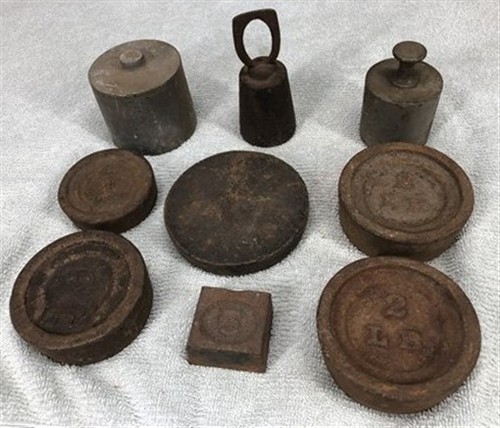 Platform scale weights vintage - scale,