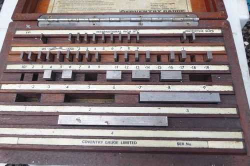 Engineers slip gauges - 35, engineers'
