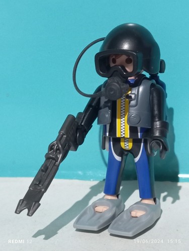 Playmobil figure diver swat - figure,