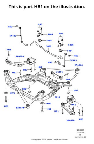 Land rover genuine bolt - rover,