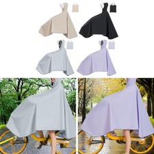 Bike Rain Poncho Hooded Full