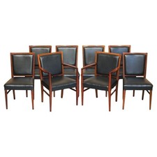 EIGHT STUNNING MID CENTURY MODERN 1970's GORDON RUSSELL ROSEWOOD DINING CHAIRS