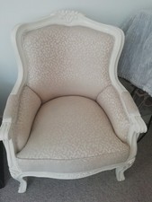 french  chateau style armchair  new