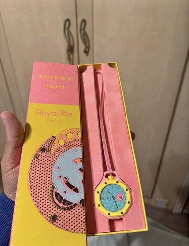 Swatch royal pop - royal, roz