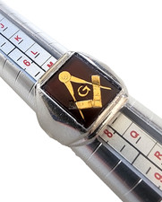 MASONS STERLING SILVER ANTIQUE