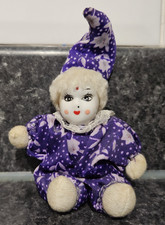 Vintage Clown Doll. Porcelain