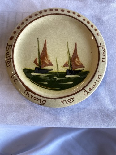 Vintage devon motto ware plate - devon,