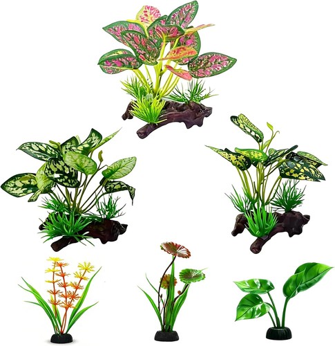 6pcs reptile plants set - reptile,