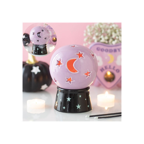 Crystal ball tealight - crystal,