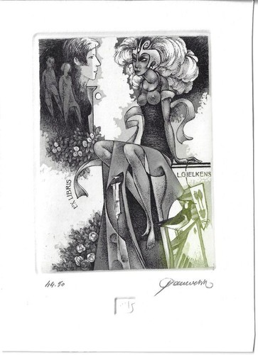 Hedwig pauwels exlibris für - exlibris,