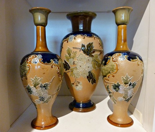 Three doulton lambeth slater - doulton,