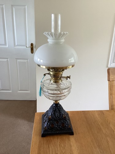 Duplex oil lamp with vesta - lamp,