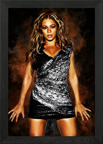 Beyonce watercolor portrait - beyonce,