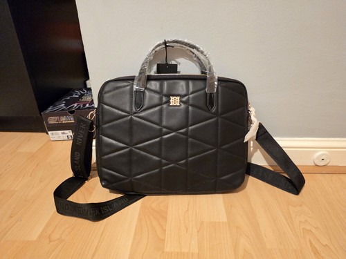 River island black - laptop, bag