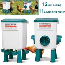 12kg Chicken Feeder & 11L