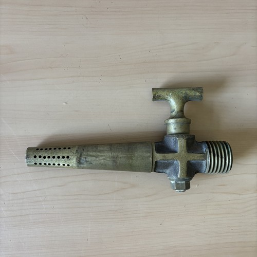 Antique brass beer barrel tap - brass,