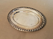 Antique Edwardian EPNS Silver Oval Dish c1910