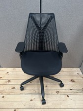 Herman Miller Sayl Black Chair with 4D arms