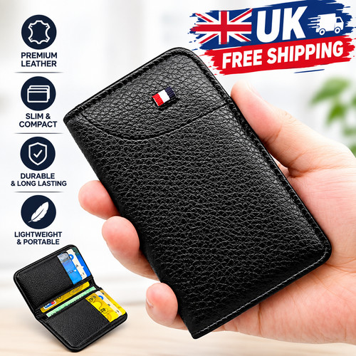 Men anti scan leather - slim, id