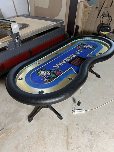 Poker table led baraka - poker,