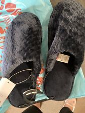 NEW SIZE 7-8 F&F  BLUE MULE SLIPPERS